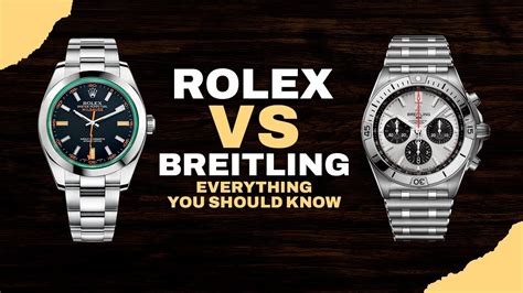 breitling vs rolex durability